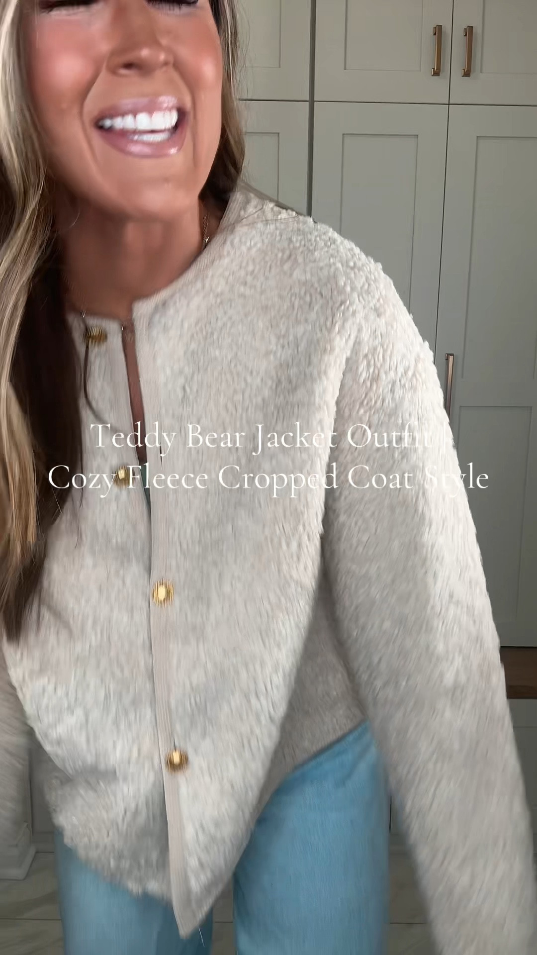 Jackets
Teddy Bear Jacket Outfit | Cozy Fleece Cropped Coat Style

This teddy bear fleece jacket is giving all the cozy vibes ❄️💕 The cropped fit and button-front detail make it super chic, while the soft fuzzy texture keeps it warm and practical for winter layering.

Perfect with jeans and sneakers for everyday wear, or styled over leggings and boots for that comfy-but-cute winter look. Affordable ✔️ cozy ✔️ and totally mom-approved ✔️.

💬 Comment if you want me to tag this exact PrettyGarden teddy jacket in my TikTok Shop video!

	1.	Teddy Bear Jacket Women
	2.	Cropped Fleece Coat
	3.	Cozy Winter Outfit

#GetReadyforFashionWeek
#TikTokShopCreatorPicks 
#TeddyBearCoat #WinterOOTD #tiktokshoprestock 


#LTKStyleTip #LTKSeasonal #LTKFallSale