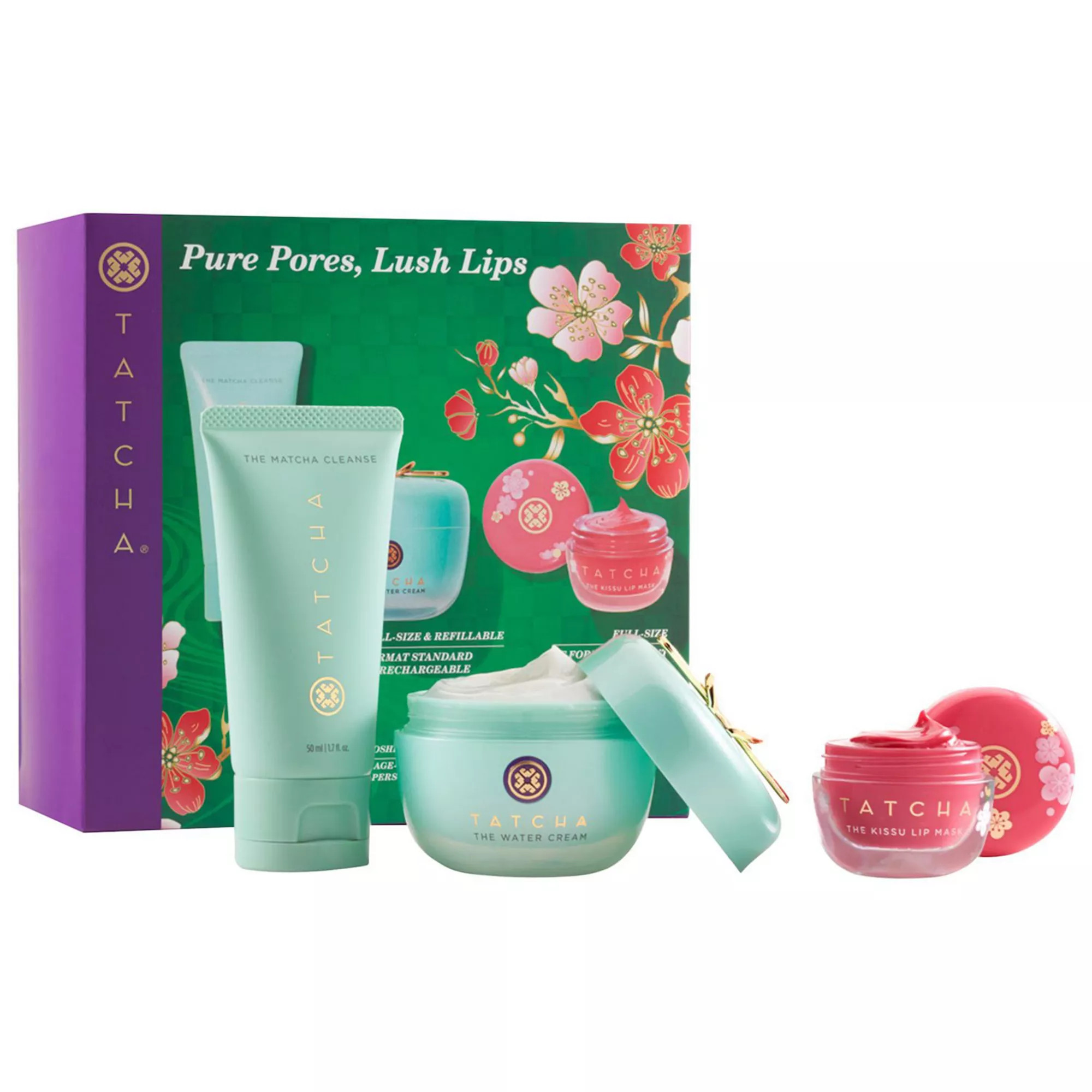 Tatcha Pure Pores, Lush Lips Clarifying Skincare Set | Kohl's
