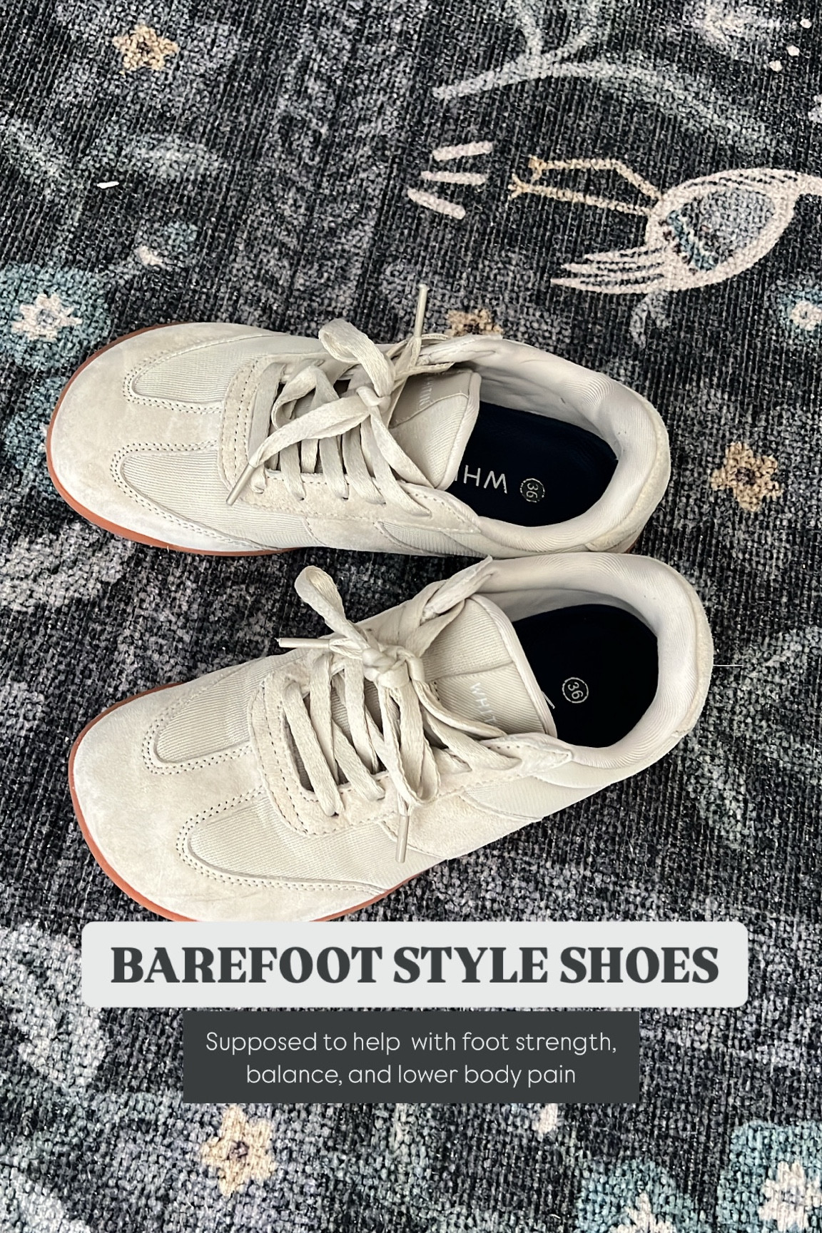 I got these for Christmas and I’m loving them! They are wider than regular shoes and supposed to help strengthen muscles/prevent injury!