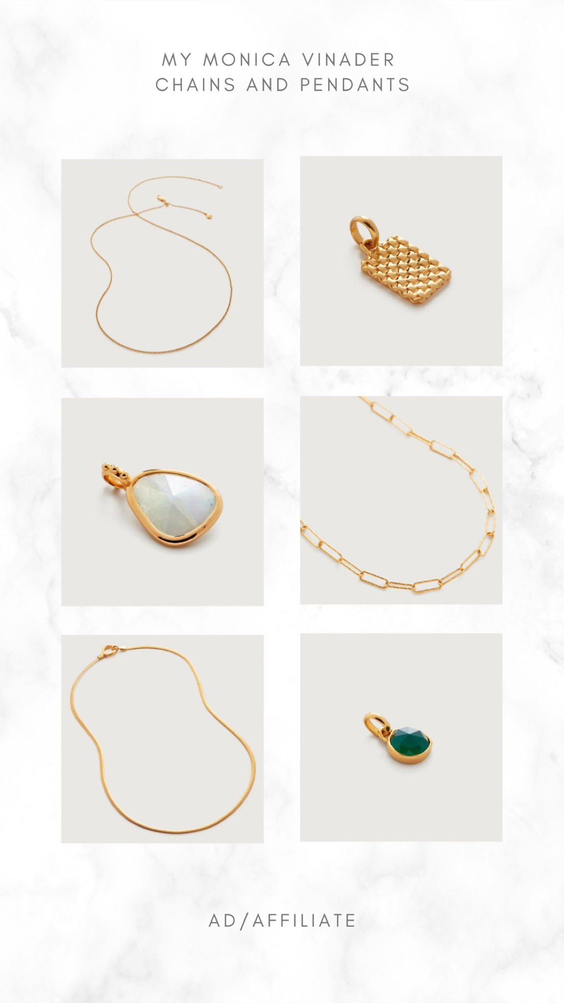 the perfect chains and pendants that are beautiful alone or layered ✨ buying one chain and multiple pendant charms is a great way switch up your accessories for less 💫 

#LTKHoliday #LTKSeasonal #LTKGiftGuide