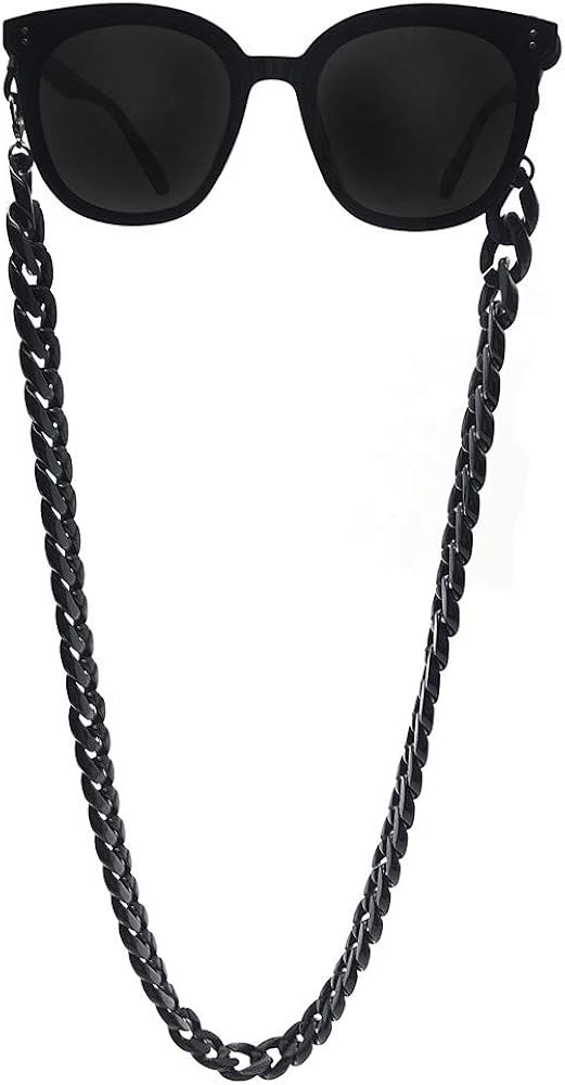 DECKER Acrylic Eyeglass Chain Sunglasses Holder Eyewear Retainer Strap glasses hanging for Women | Amazon (US)