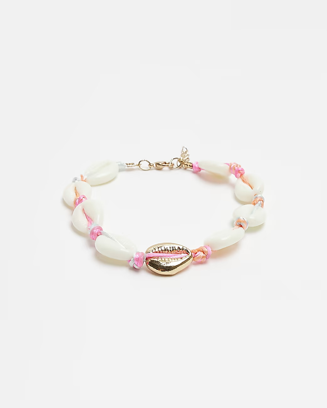 Pink shell bracelet | River Island (UK & IE)