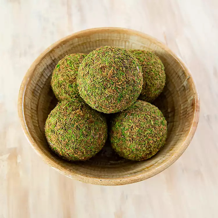 Dried Moss Orbs, Set of 5 | Kirkland's Home