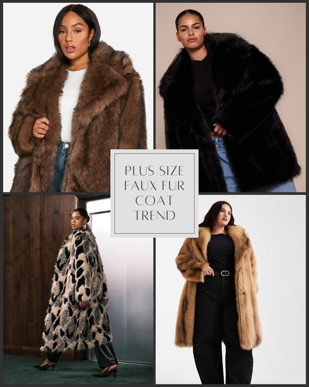 Plus size winter trend: faux fur coats

#LTKPlusSize #LTKOver40 #LTKMidsize