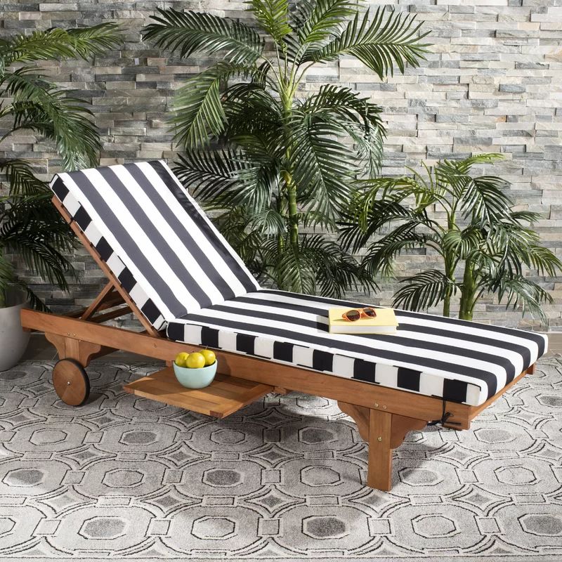 Alvah Outdoor Eucalyptus Chaise Lounge | Wayfair North America
