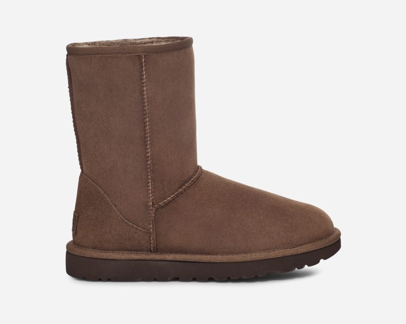 UGG® Women's Classic Short II Sheepskin Classic Boots in Burnt Cedar, Size 12 | UGG (US)
