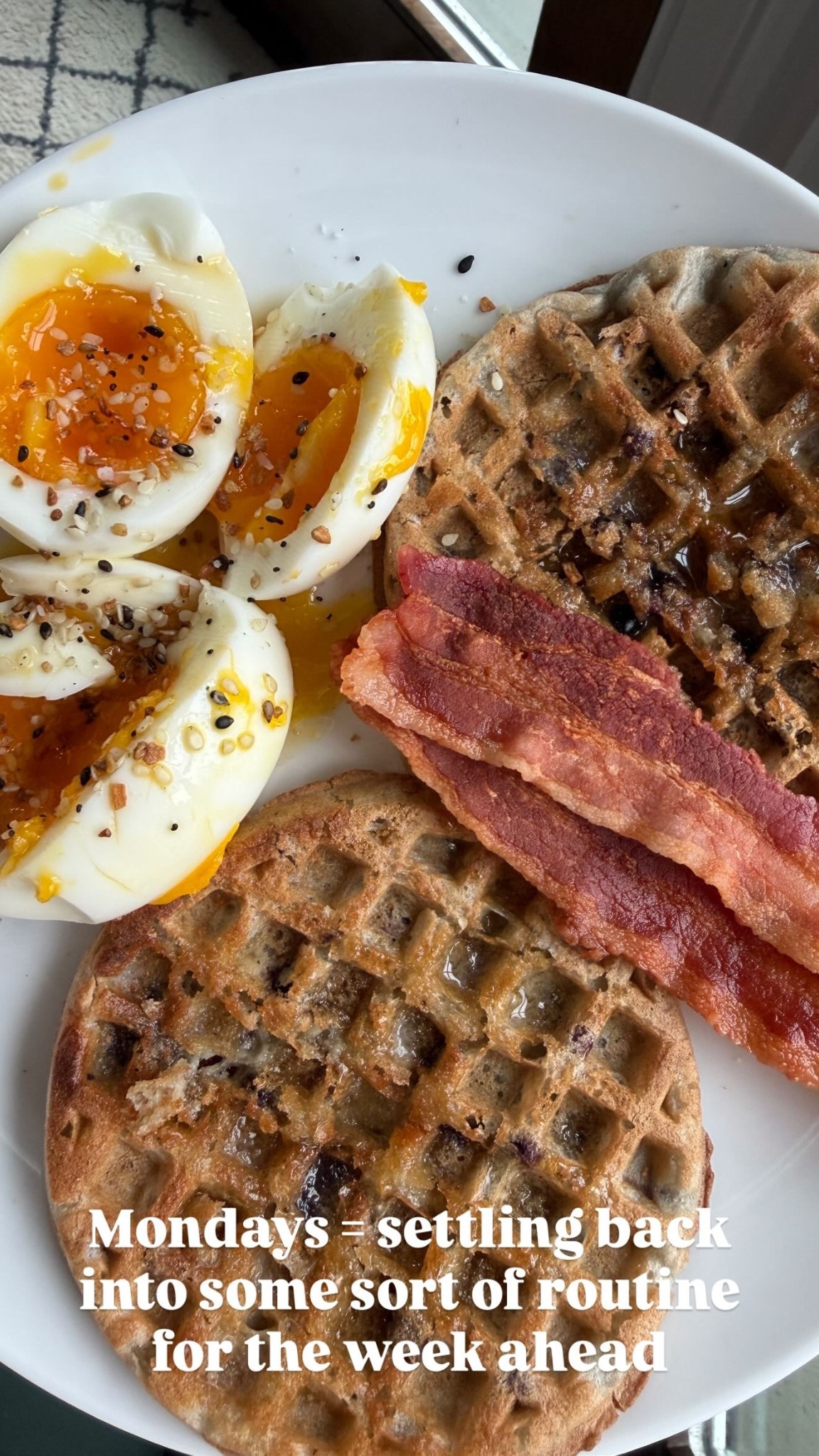 Mondays = settling back into some sort of routine for the week ahead. Breakfast🧇 

#LTKfoodie