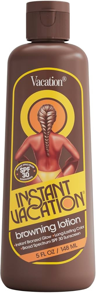 SPF 30 Instant Vacation by Vacation Sunscreen, Tanning Lotion with SPF 30, Bronzing Sunscreen, Ta... | Amazon (US)