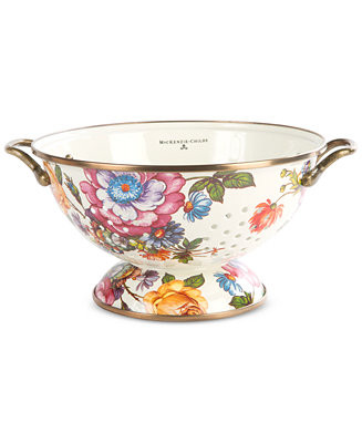 White Flower Market Large Colander | Macy's