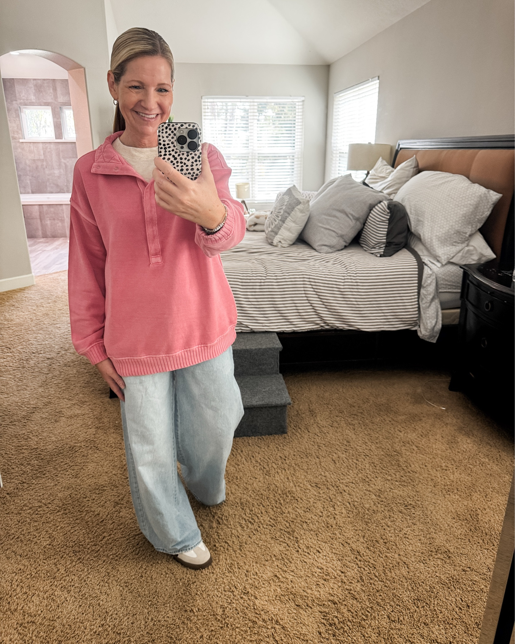 Aerie Black Friday deals end tonight and this snap sweatshirt is one of them at just $35. It comes in a ton of colors including this pretty pink. I sized all the way down to XXS so they run very oversized. 

My floral maxi skirt is almost sold out online but in stock in the other colors. My grey cardigan is an Auden sale find from Target. 

#LTKSaleAlert #LTKGiftGuide #LTKCyberWeek