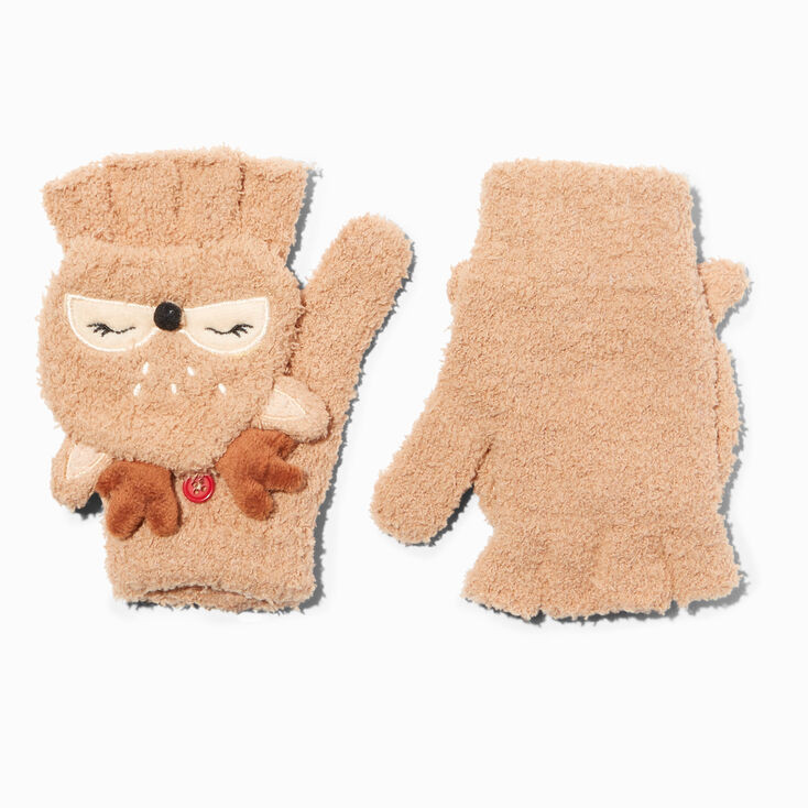 Reindeer Convertible Mittens | Claire's (US)