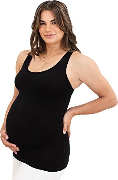 Kindred Bravely Bamboo Belly Support Maternity Tank Top | Pregnancy Support Tank | Amazon (US)
