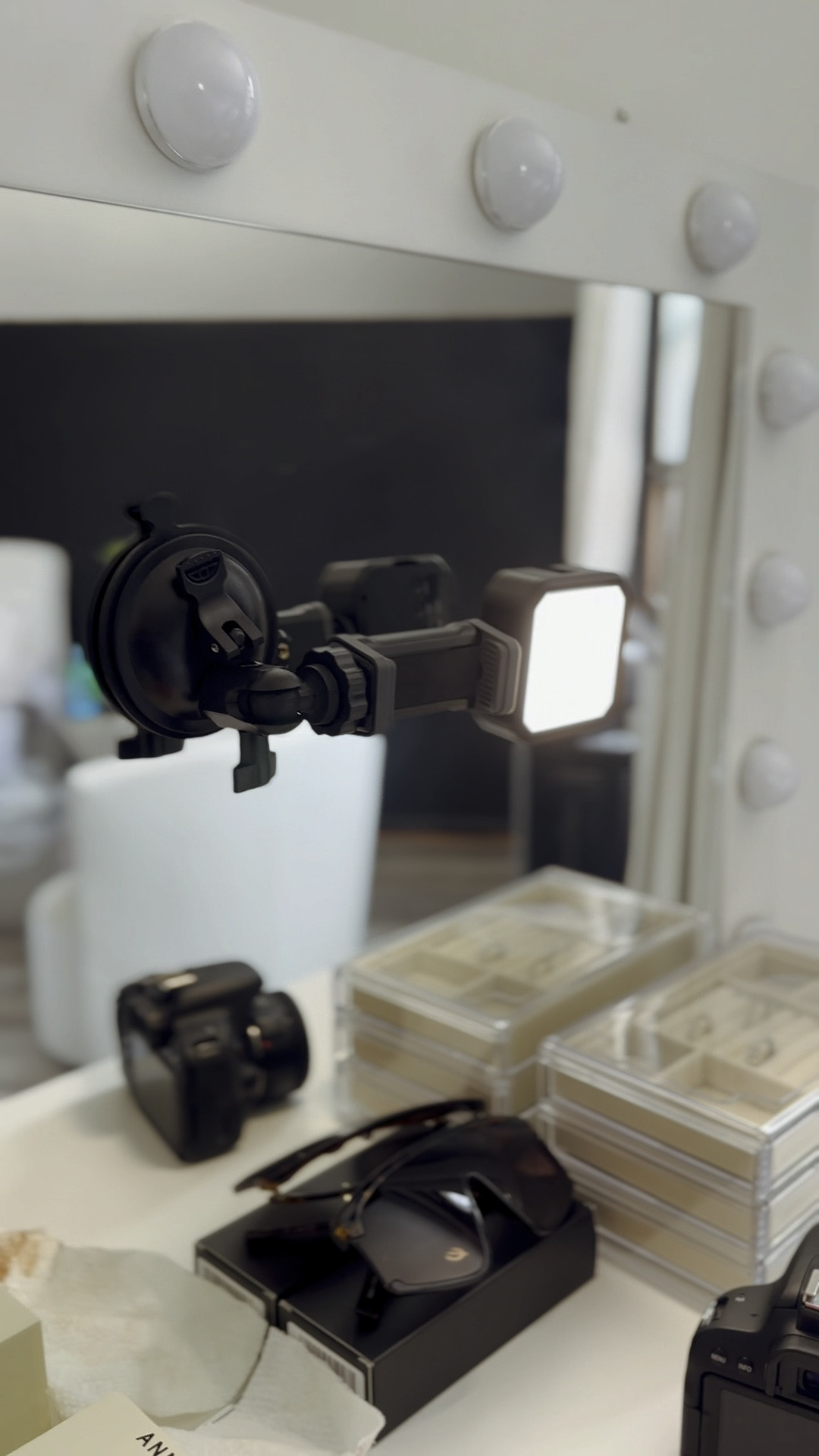 Have you ever struggled with setup? It’s never ending! I found this little gadget to assist in creating beauty content at my vanity. 📸🎥 

#LTKbeauty #LTKfindsunder50 #LTKVideo