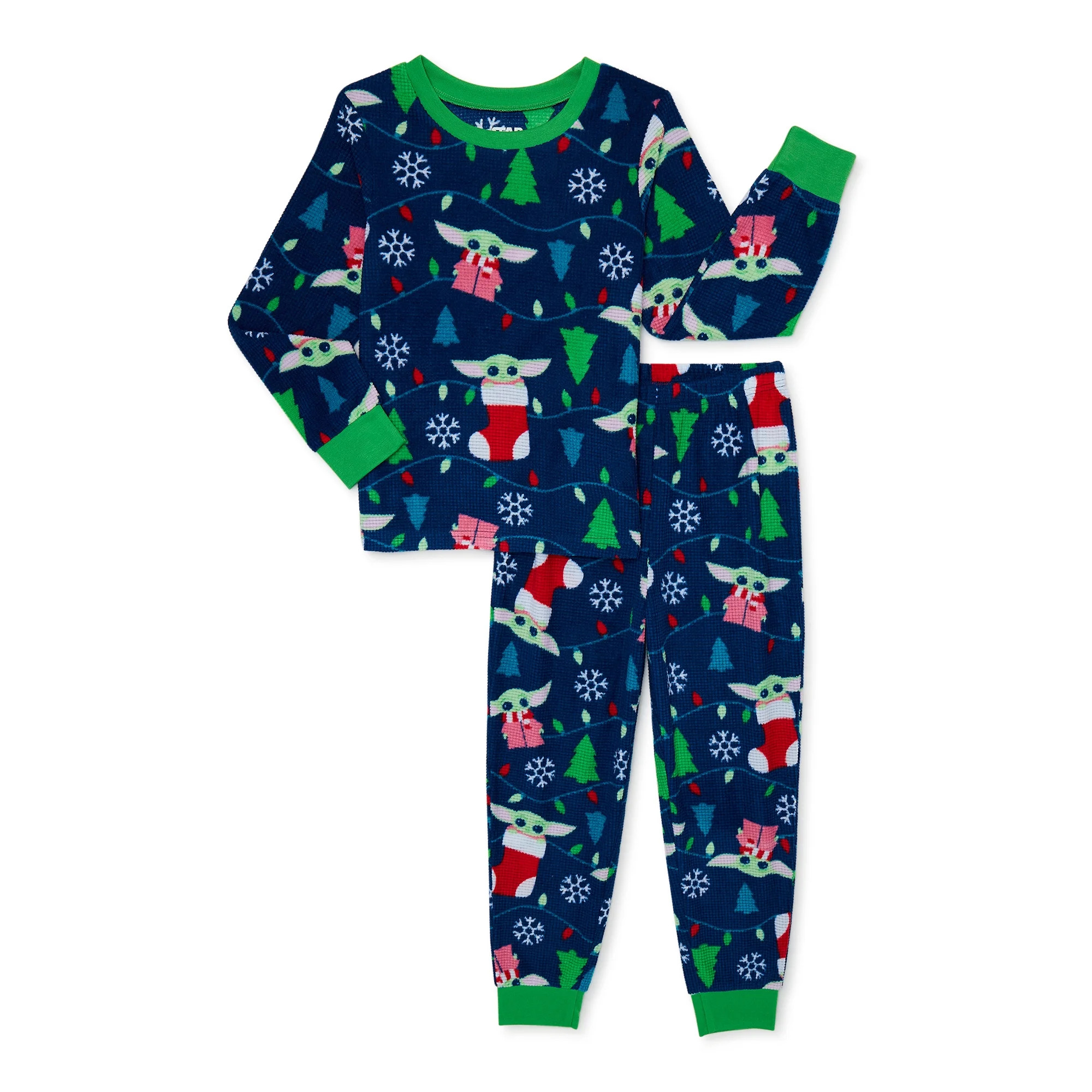 Star Wars Girls Holiday Sleep Pajamas Set, 2-Piece, Sizes 4-12 | Walmart (US)