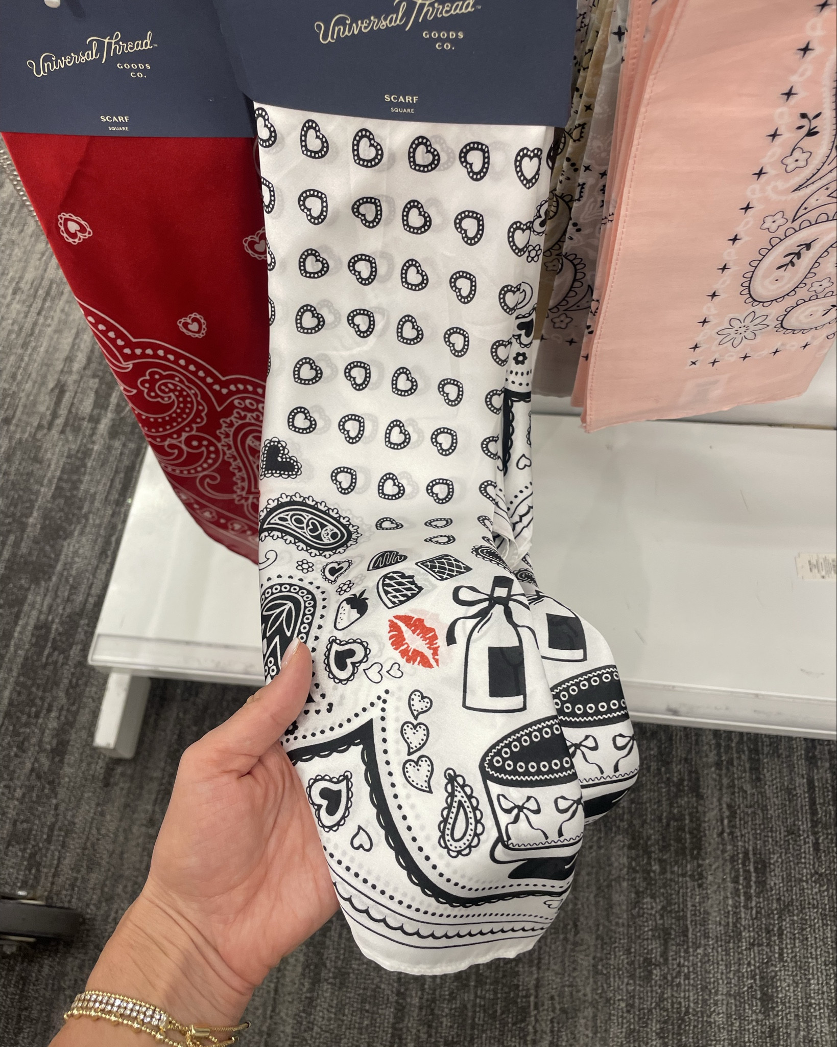 Cutest new Valentine’s Day scarfs. The red one has a strawberry print 🥹 

#LTKSeasonal #LTKootd #LTKFindsUnder50