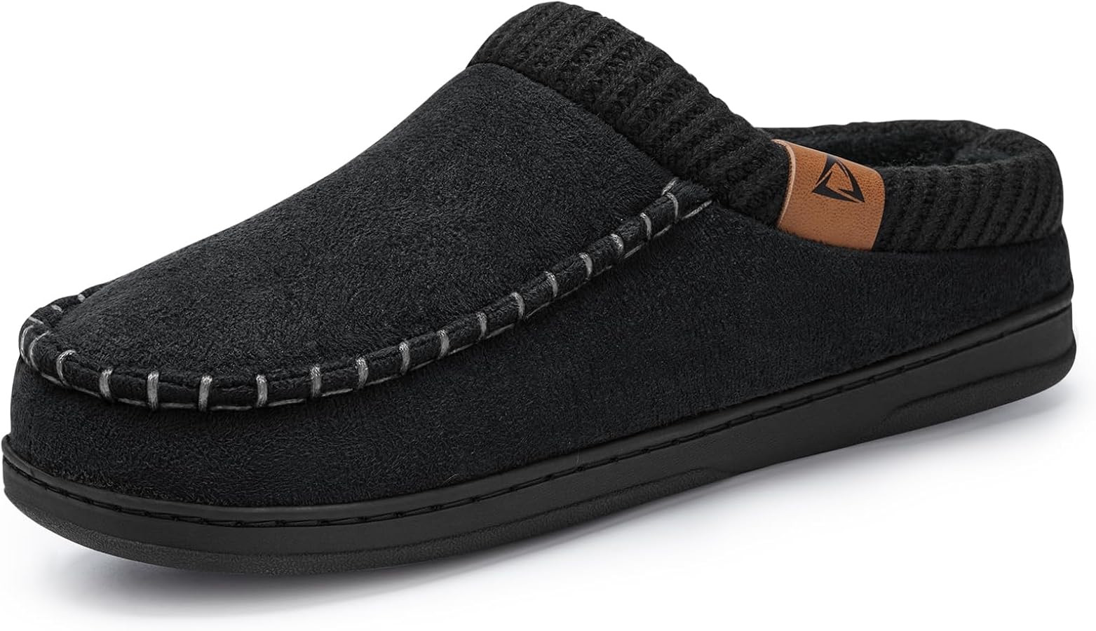 ATHMILE Slippers for Men Memory Foam Indoor Outdoor Moccasin House Shoes Slip-on Comfy Knit Slipp... | Amazon (US)