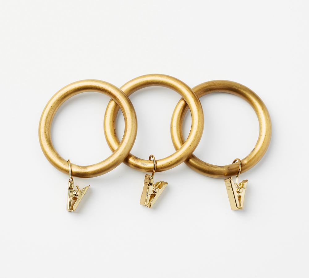 Brass Clip Rings | Pottery Barn (US)