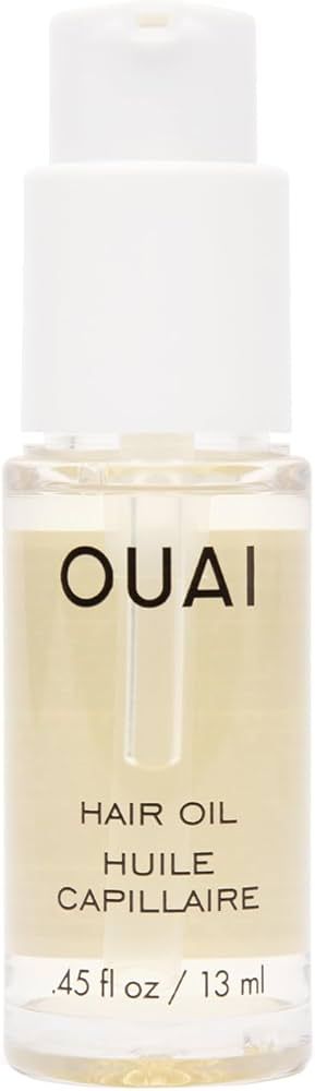OUAI Hair Oil - Smoothing Anti Frizz Hair Oil for Smooth, Shiny Hair - Protects Hair from Heat Da... | Amazon (US)