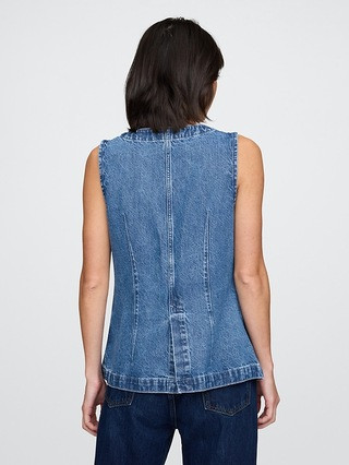 Longline Denim Vest | Gap (US)