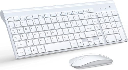 Wireless Keyboard and Mouse Ultra Slim Combo, TopMate 2.4G Silent Compact USB 2400DPI Mouse and S... | Amazon (US)