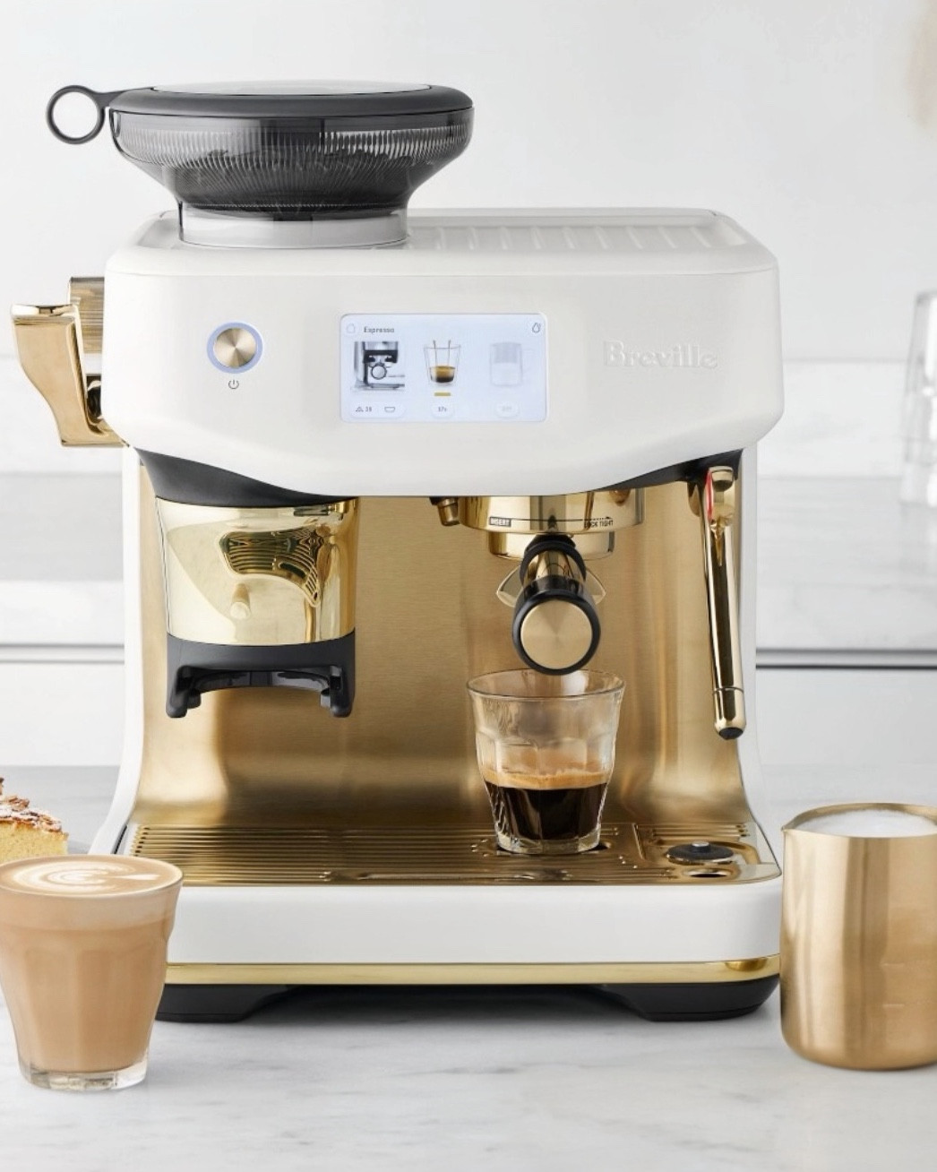 I just ordered this for our new home! We have the same one in a different color at work and everyone raves about it. We have clients that don’t stop at Starbucks on their way in anymore because they love our lattes! Comes in 4 beautiful colors!

#LTKHome #LTKmorningroutine #LTKdayinmylife