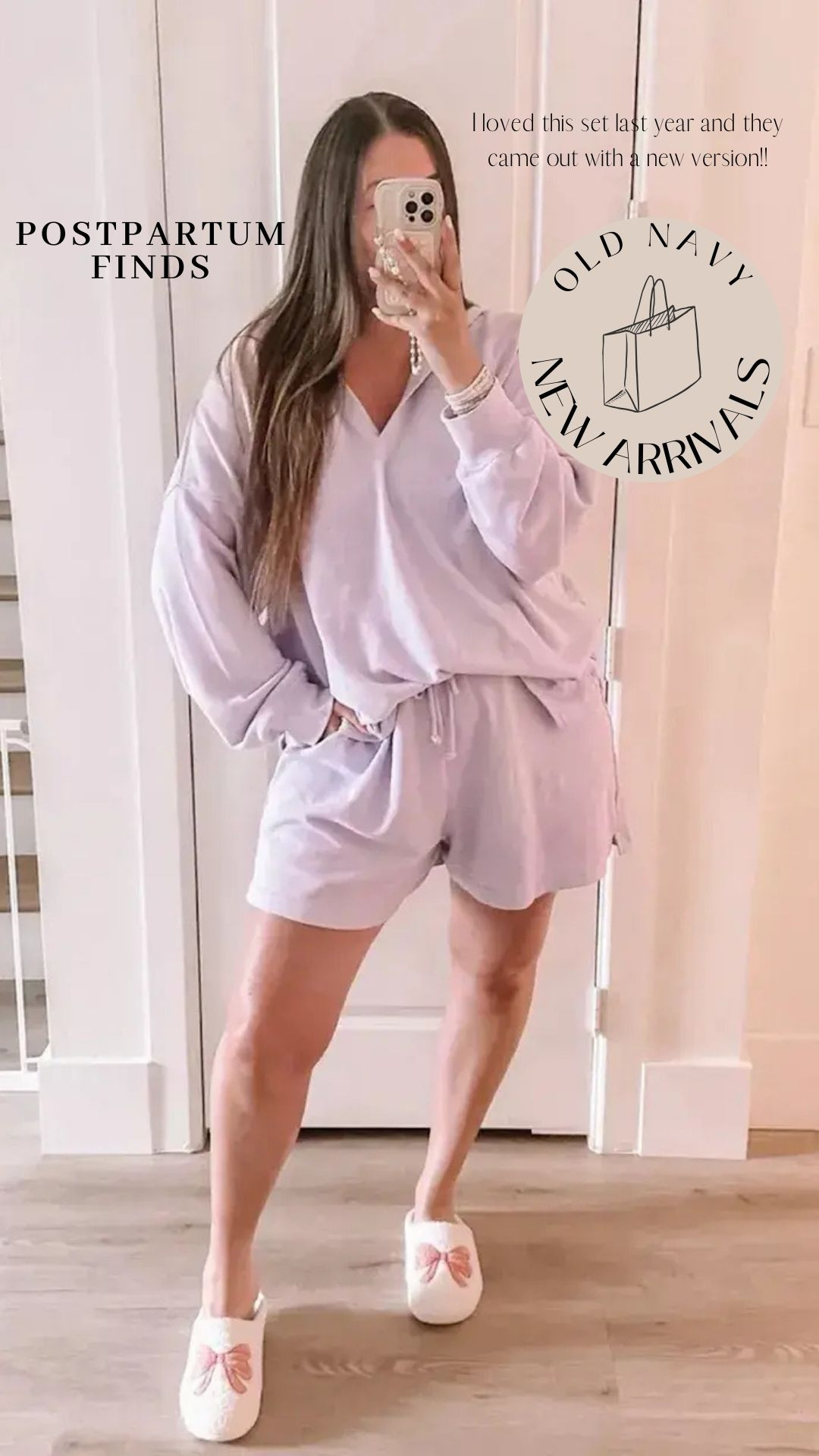 Old Navy new arrivals that would be great for a postpartum mama! But who doesn't love a cute matching set?! I lived in this set last year and they came out with a new version!  

 #LTKSaleAlert #LTKMidsize #LTKTall