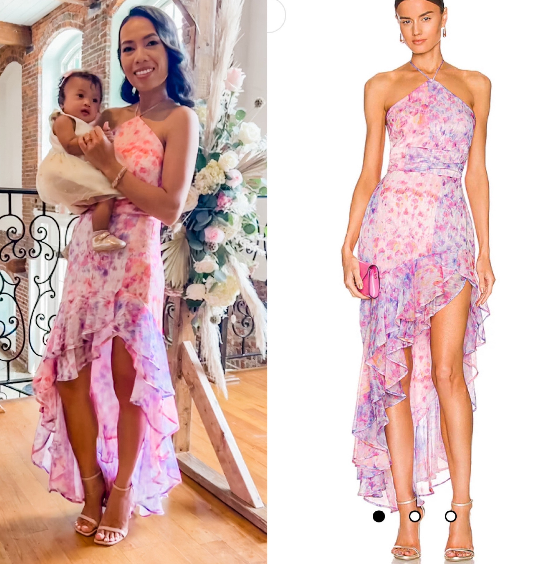 What I wore to my sister wedding this summer. I absolutely loved it! I was in xs, runs a little big, I had to alter around the thighs and chest. 

#LTKwedding #LTKfamily #LTKstyletip