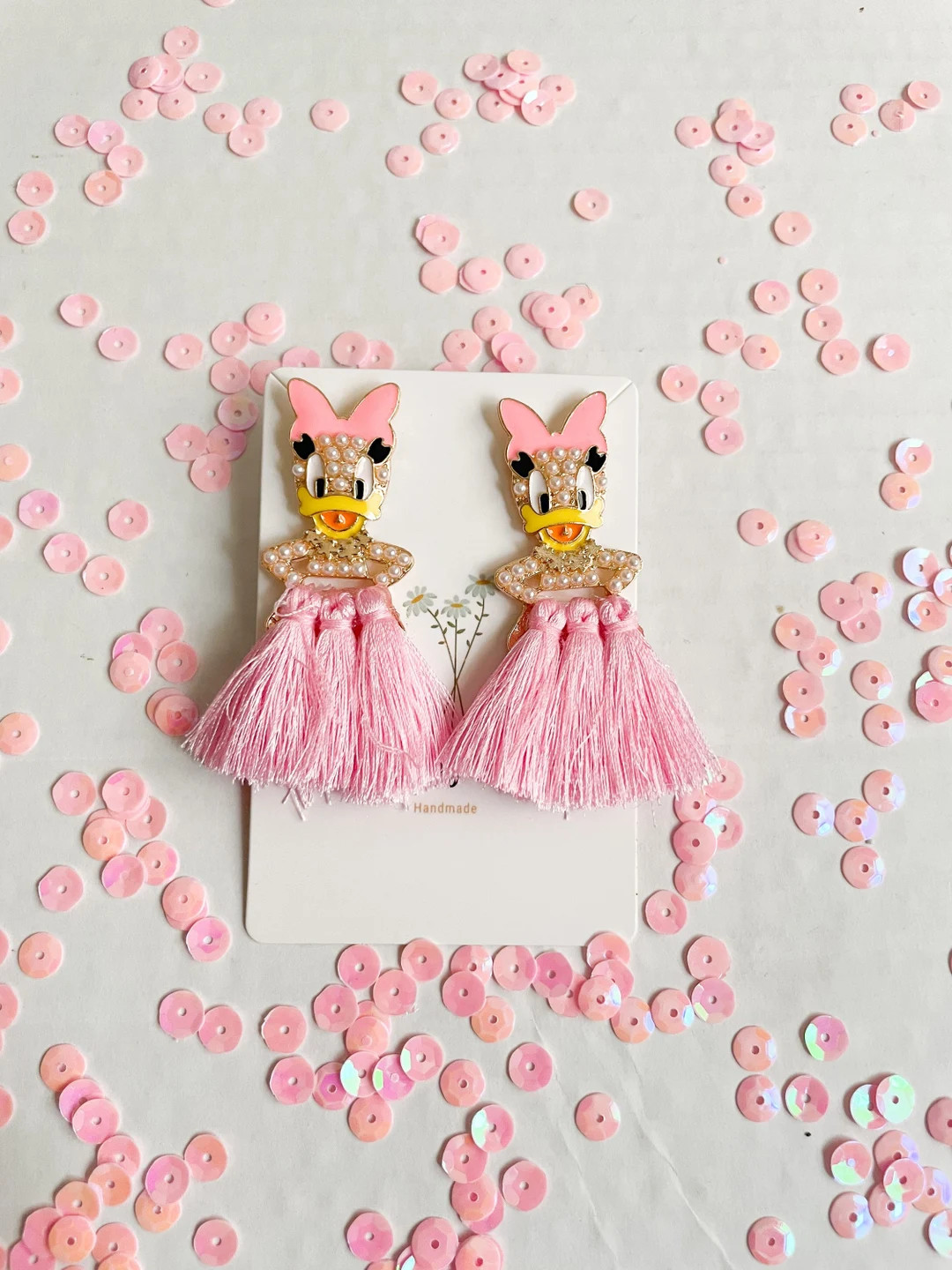 Disney Daisy Duck Earrings | Etsy (US)