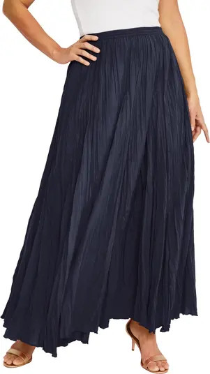 Jessica London Flowing Crinkled Maxi Skirt | Nordstrom | Nordstrom