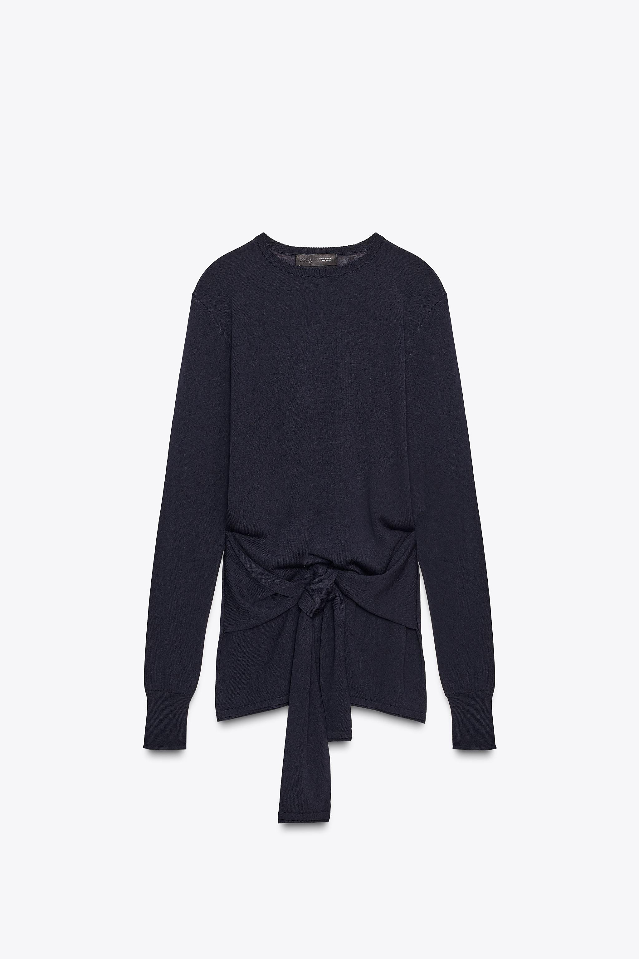 KNOT BASIC KNIT SWEATER | Zara US