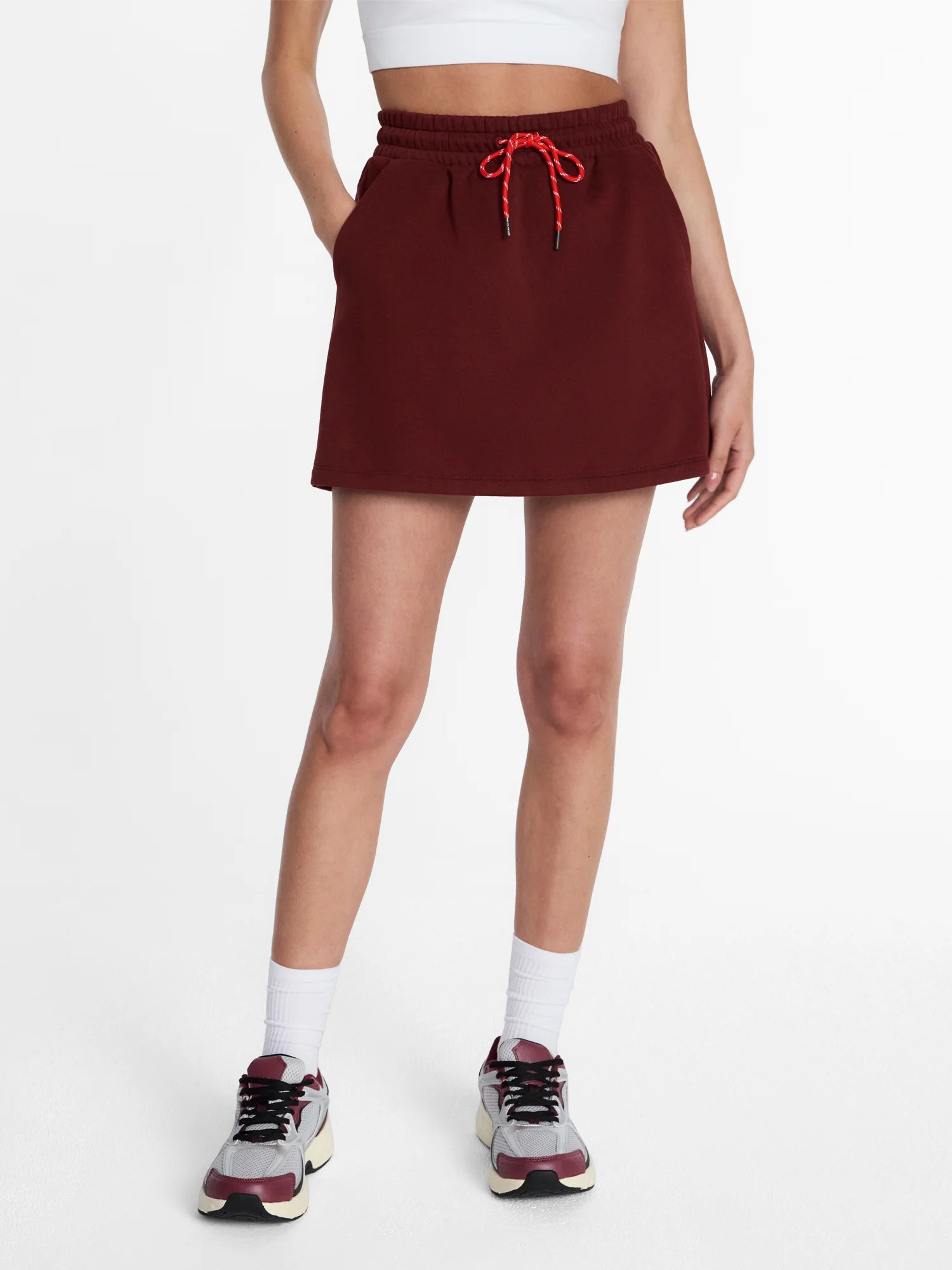 Athletic Works Women's and Women's Plus Fleece Skort, Size XS-4X | Walmart (US)