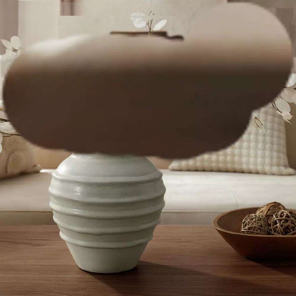 Buy Argos Home Reactive Glaze Ceramic Vase - White | Vases | Argos | argos.co.uk