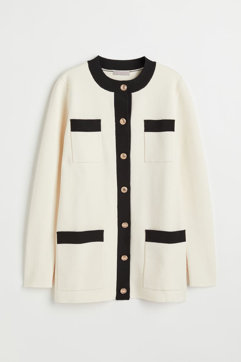 Pocket-detail Knit Cardigan | H&M (US + CA)