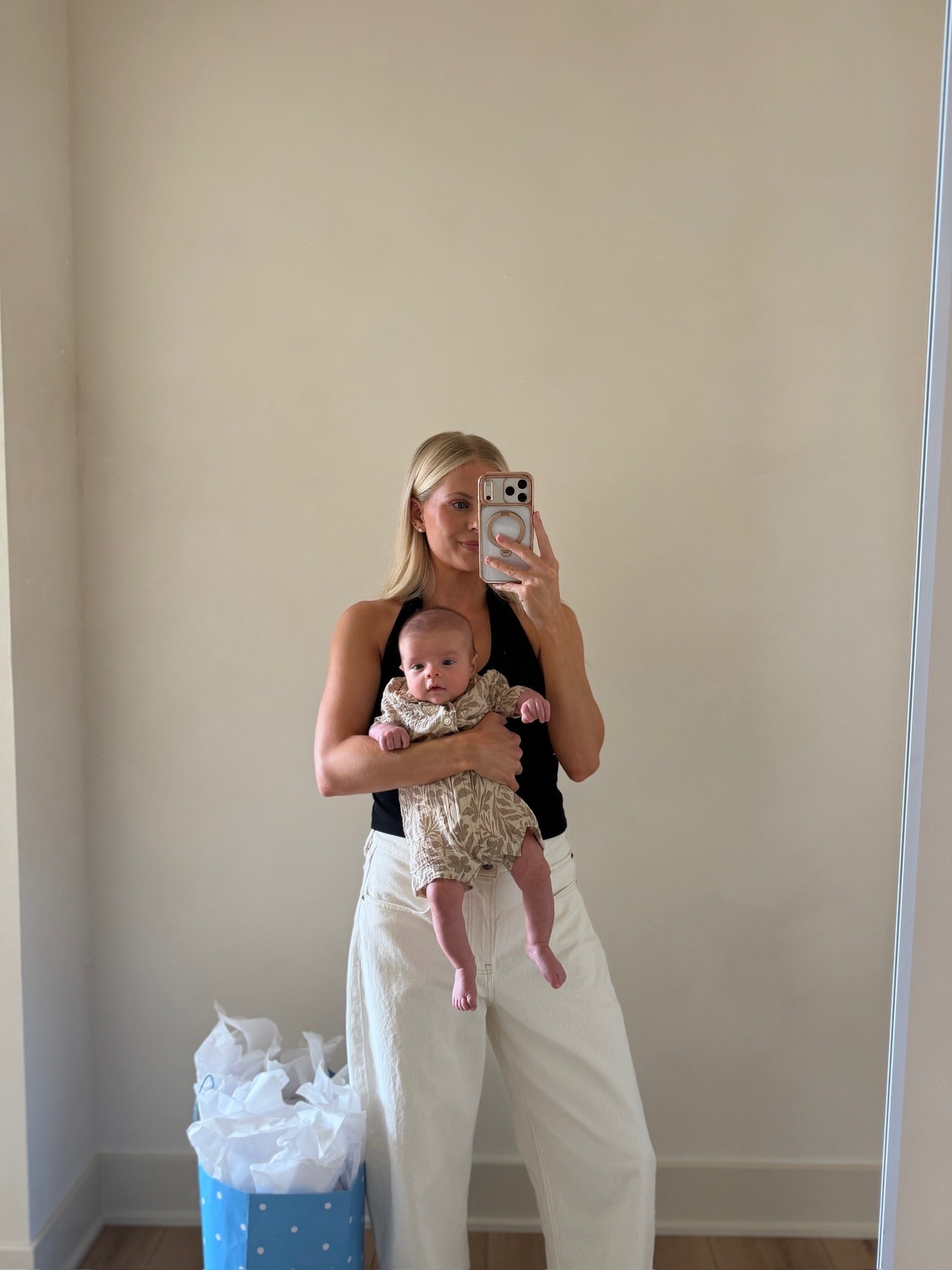 SIZE: med in top, 29 reg in jeans (sized up for pp), Cohen’s in NB size onesie! #kathleenpost

Postpartum, newborn phase, baby boy outfit

#LTKmomlife #LTKBaby #LTKootd
