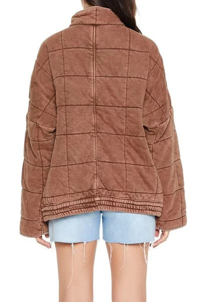 Quilted Zip-Up Jacket | Forever 21