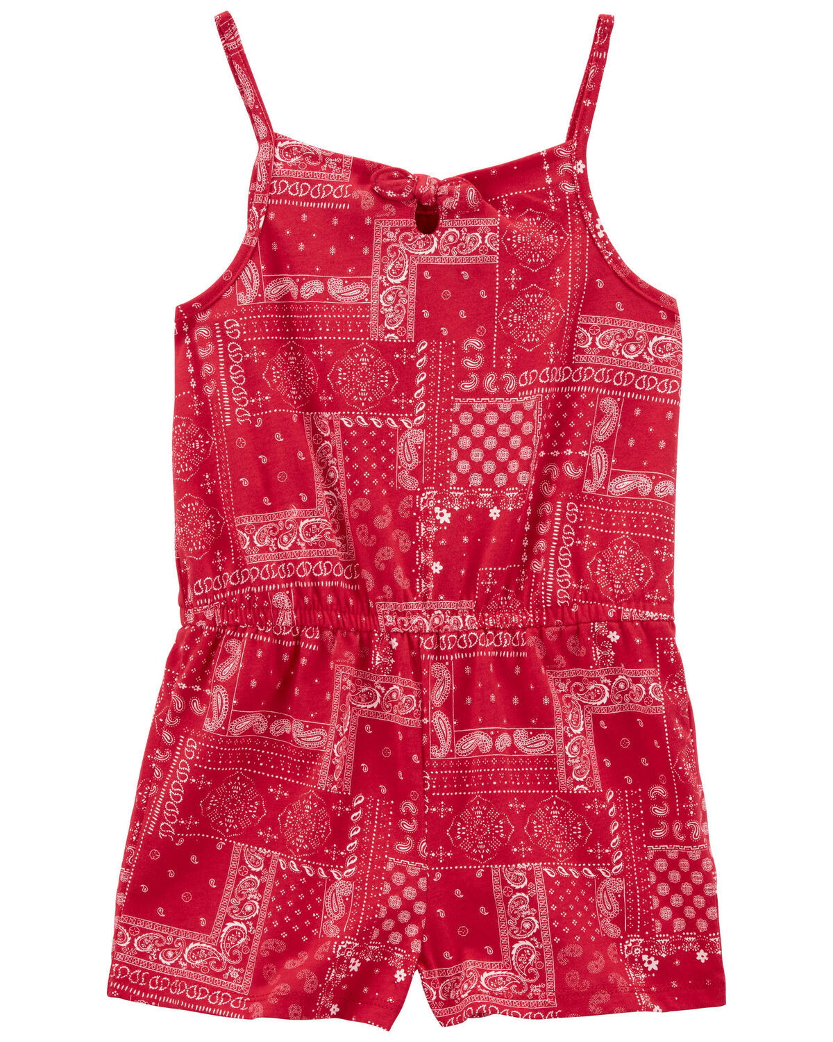 Red Toddler Bandana Print Romper | carters.com | Carter's