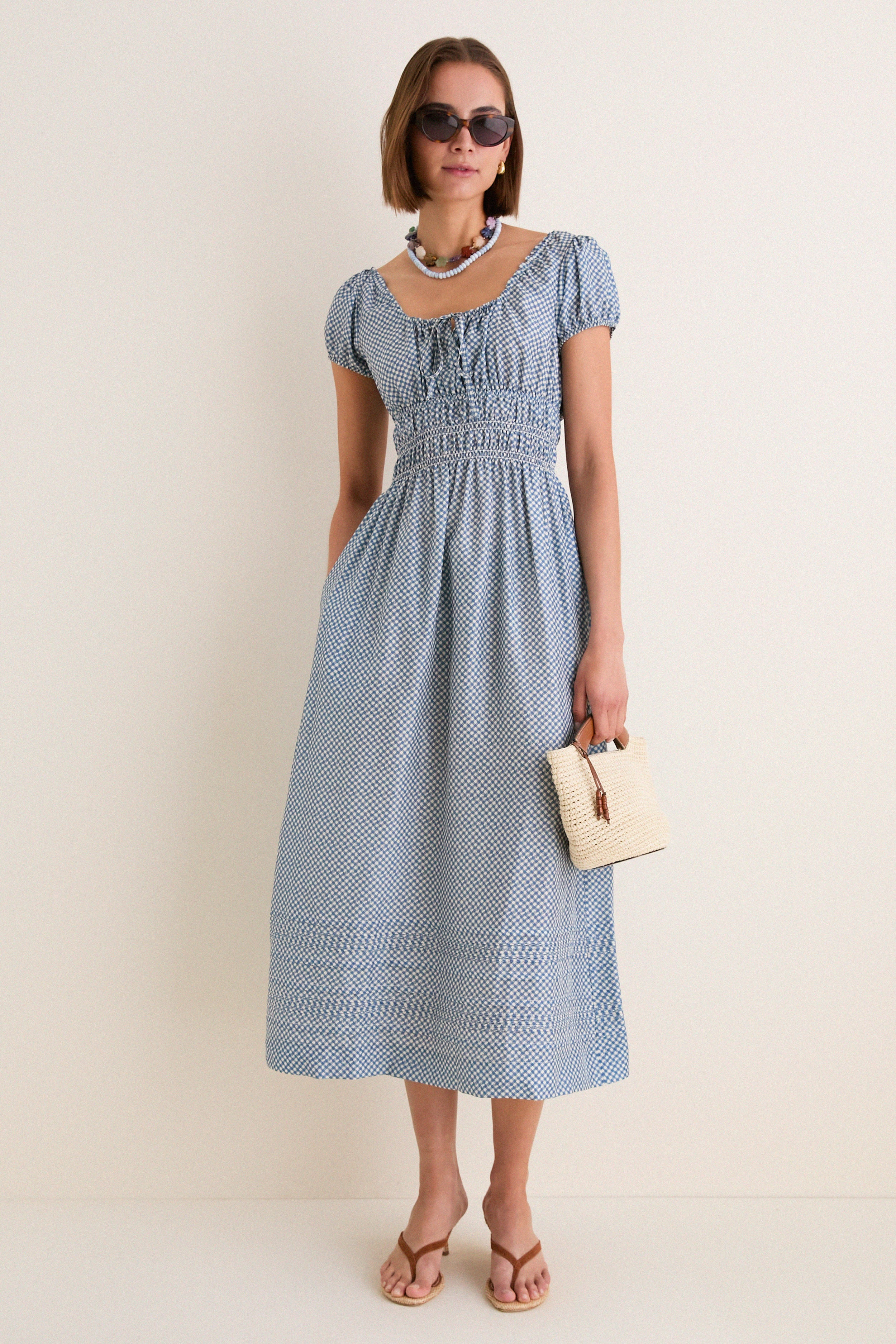 Gingham Aladine Dress | Tuckernuck (US)