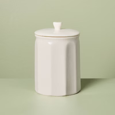 Large Ceramic Canister - Hearth & Hand™ with Magnolia | Target