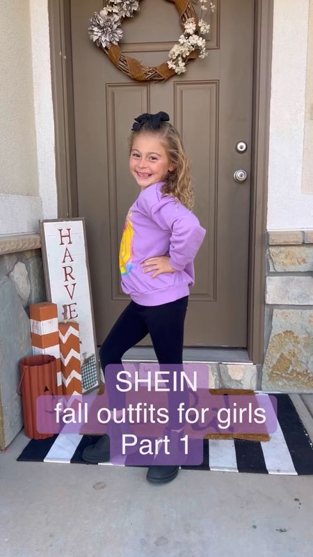 Fall outfit for girls from Shein! 
Boots from cottonon kids
#falloutfit
#kidfashion


#LTKSeasonal #LTKkids #LTKstyletip