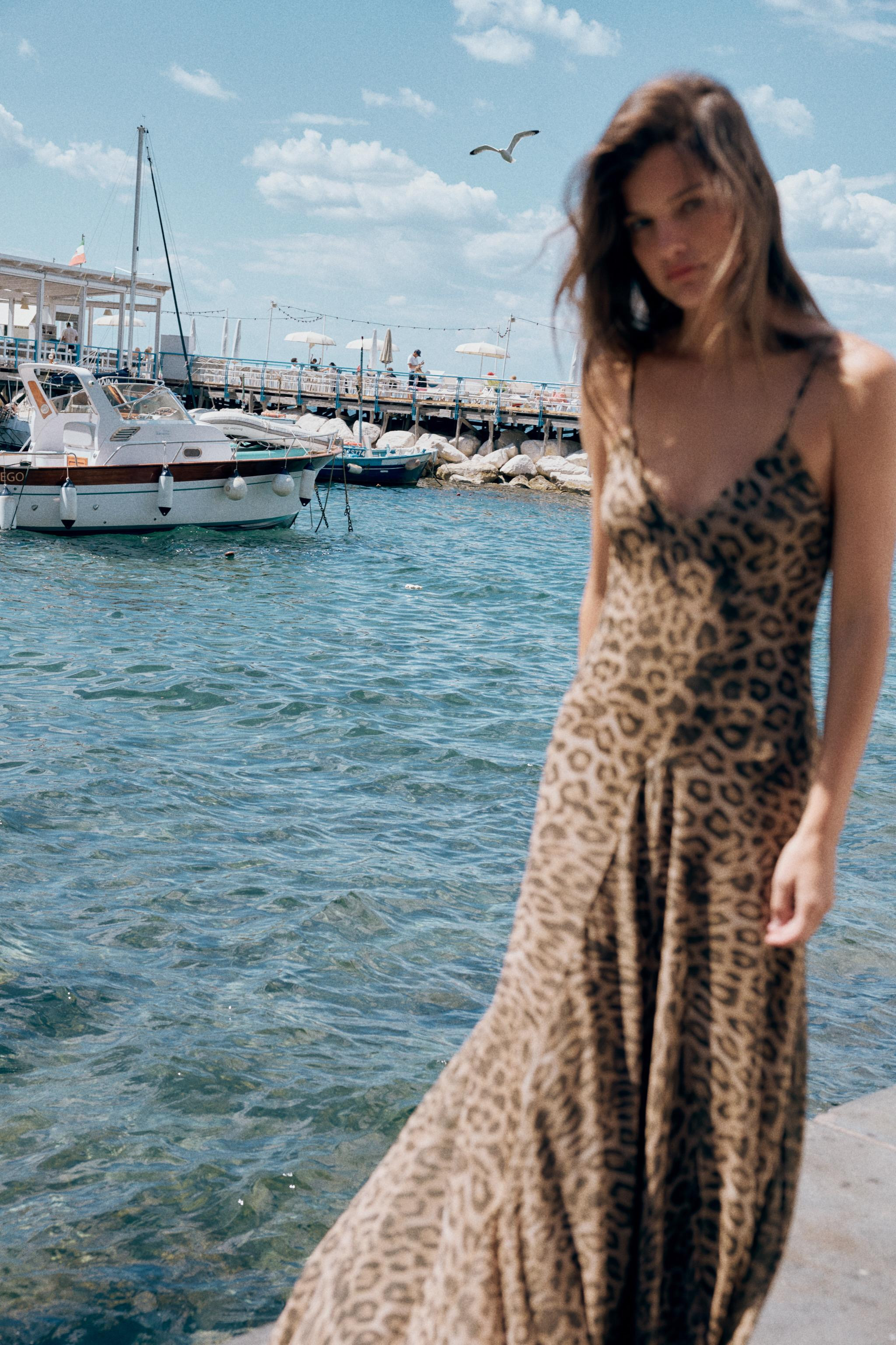 ANIMAL PRINT TULLE DRESS | Zara UK