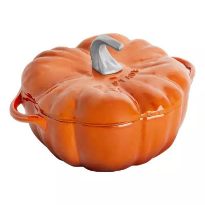 Staub 3.5qt Cast Iron Pumpkin Cocotte Burnt Orange | Belk