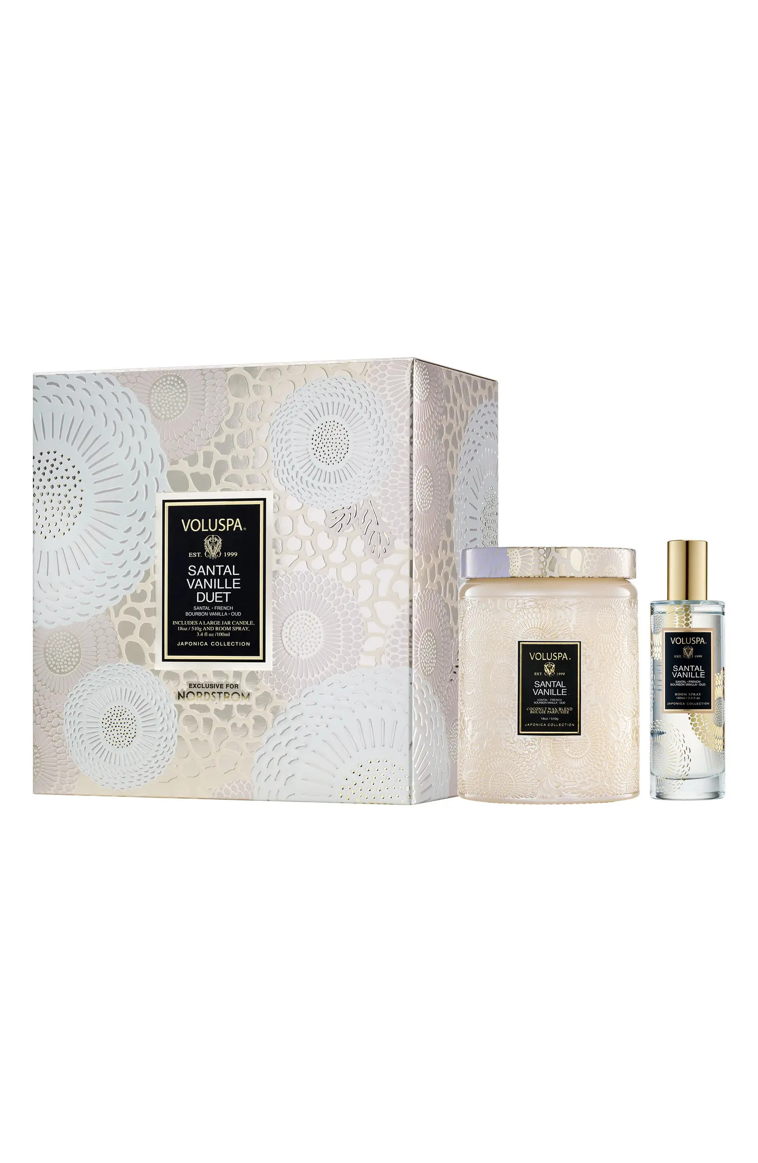 Voluspa Santal Vanille Jar Candle & Room Spray Set | Nordstrom | Nordstrom