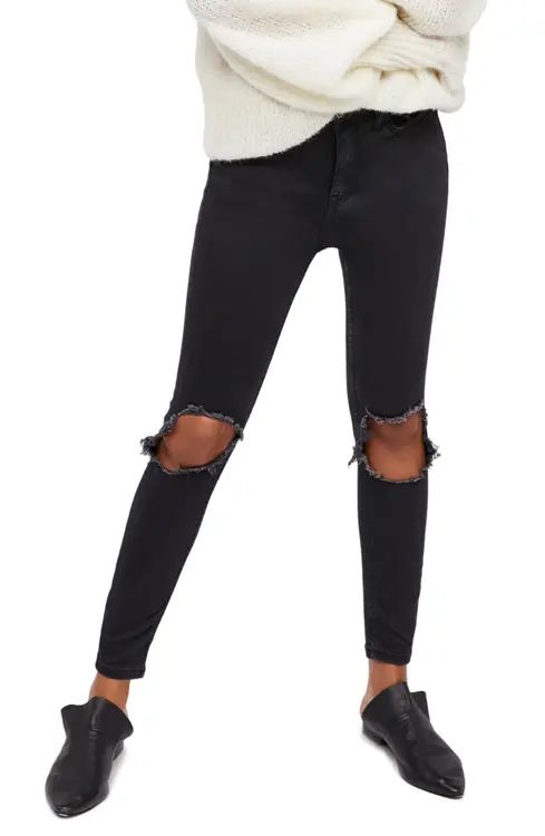 Free People High Waist Ankle Skinny Jeans | Nordstrom