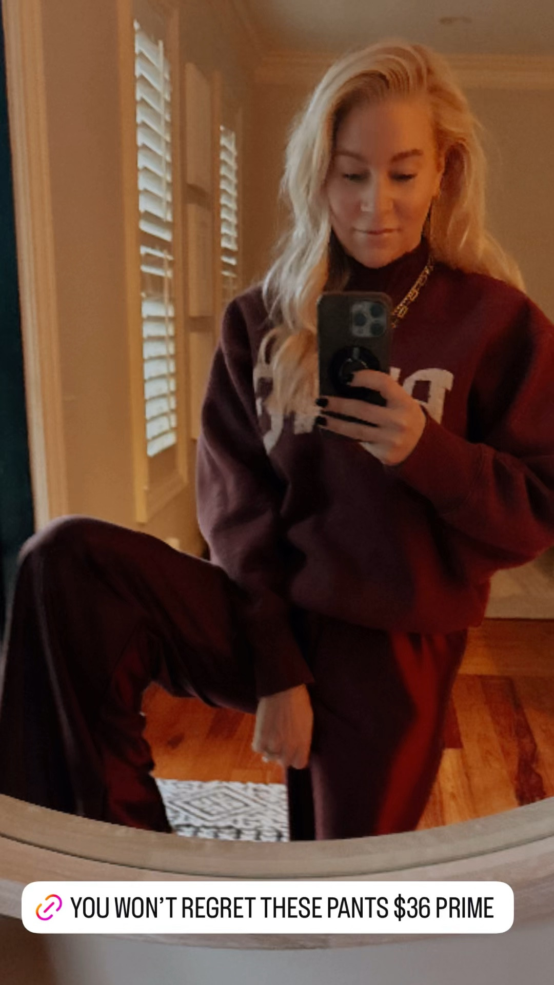 Addicted to burgundy. These pants are so good. They come in other fun colors too! 

#LTKStyleTip #LTKFindsUnder50 #LTKMostLoved