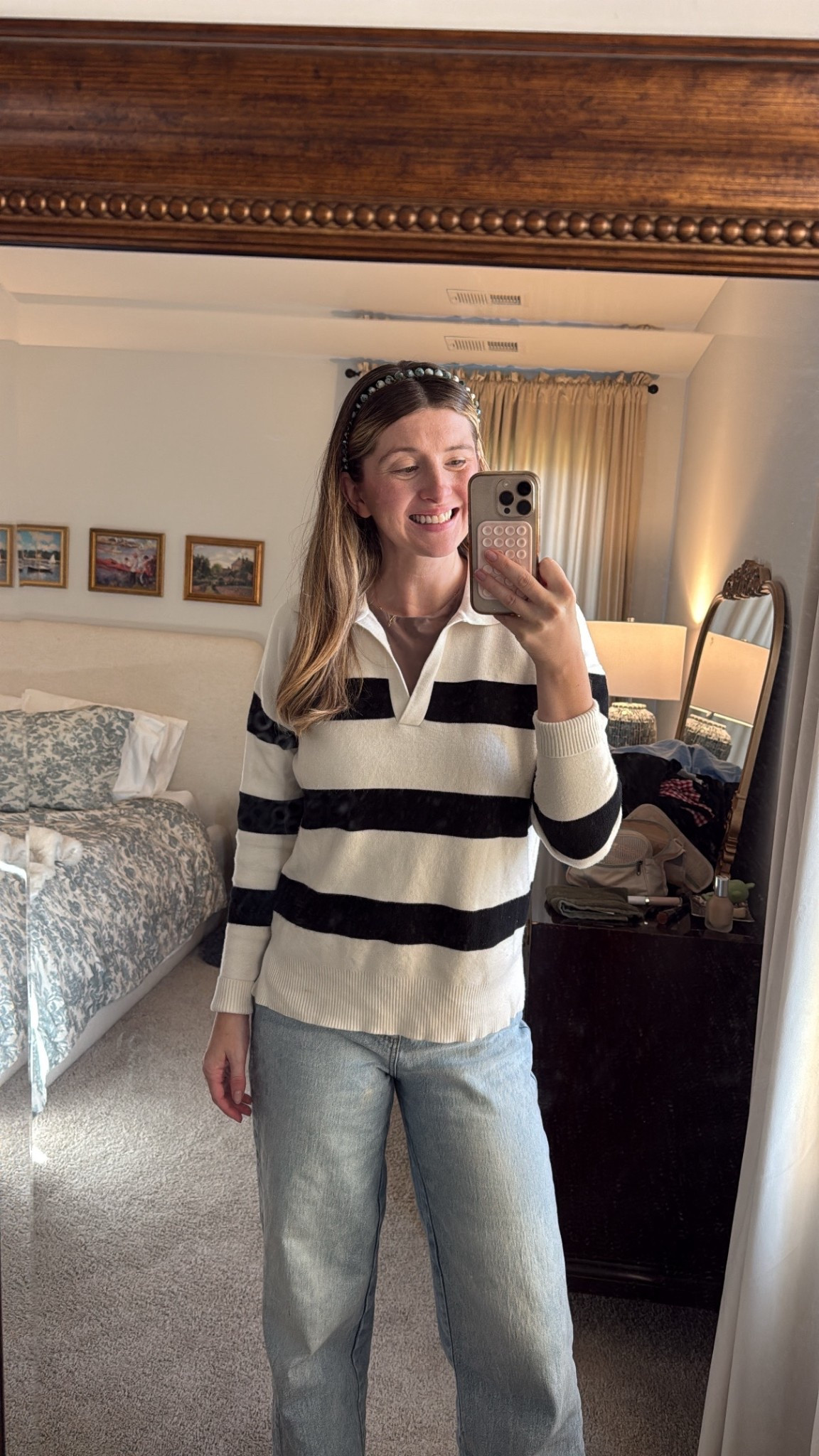 Yesterdays casual fit. Love this jersey sweater I found at tj maxx. I can’t find the exact one but linked similar sweaters!