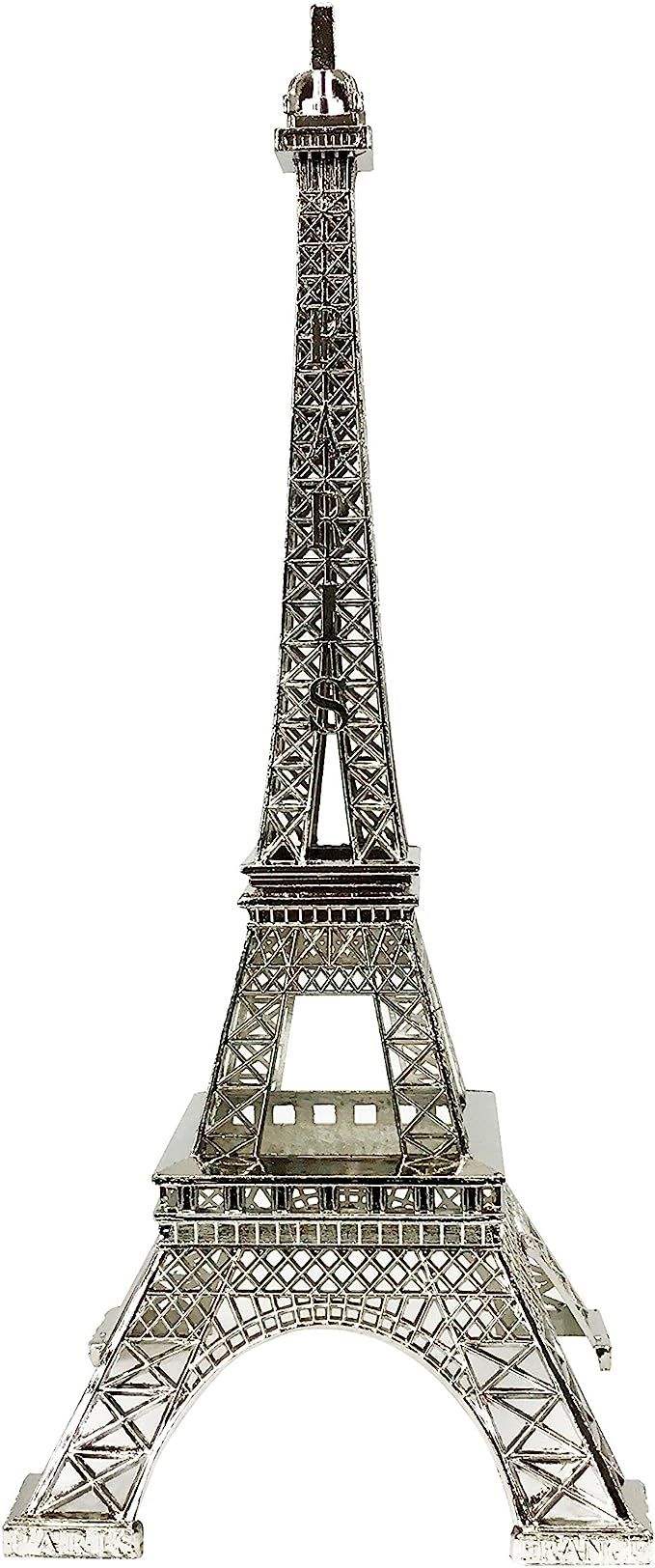 allgala Eiffel Tower Statue Decor Alloy Metal, and Size (07", Silver) | Amazon (US)