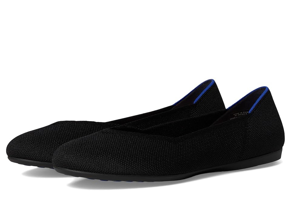 Rothy's The Daily Flats Women's Dress Flat Shoes Black : 9.5 M, Synthetic | Zappos