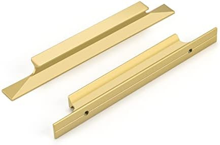 10 Pack 3 3/4 Inch Cabinet Pulls Brass Cabinet Handles Modern Drawer Pulls - Peaha LS7024BB96 Bra... | Amazon (US)