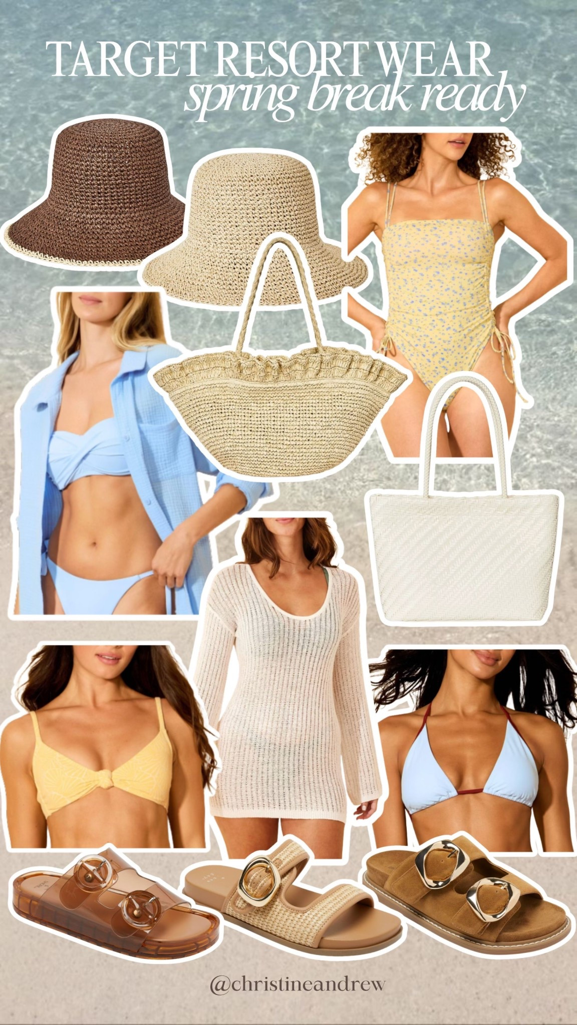 Spring resort wear from @target @targetfashion ☀️

Target swimsuit, Target bag, swimsuit coverup, spring break outfit; beach vacation outfit 

#LTKootd #LTKTravel #LTKSeasonal