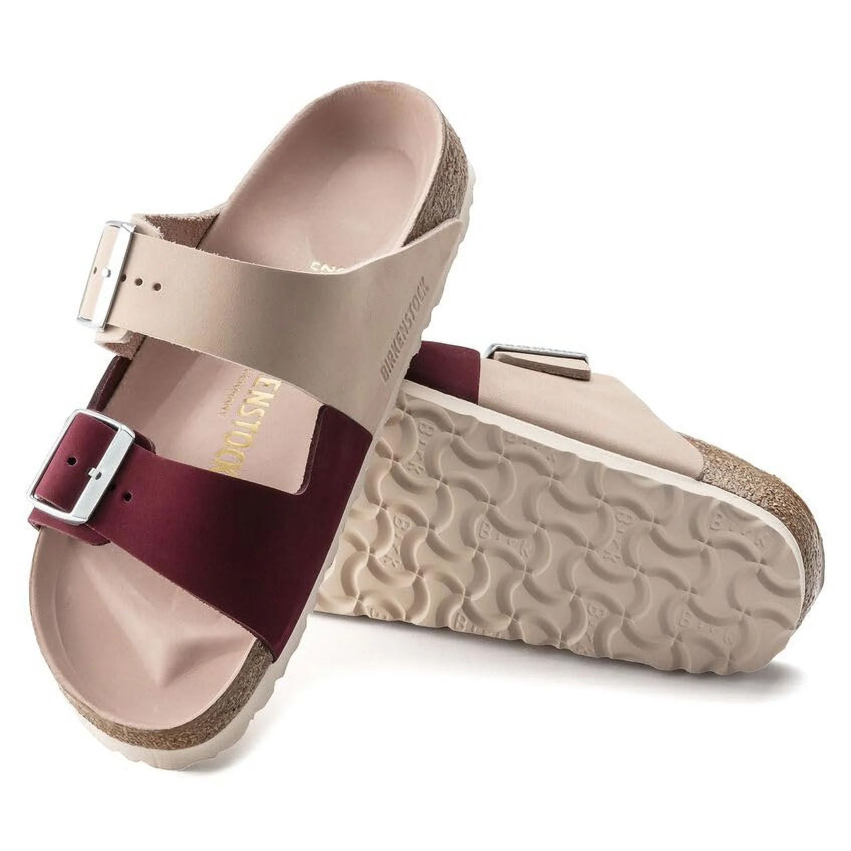 BIRKENSTOCK Arizona Split Color block Nubuck Sandals - A Modern Twist on Timeless Comfort | Walmart (US)